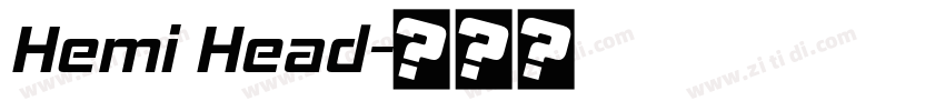Hemi Head字体转换